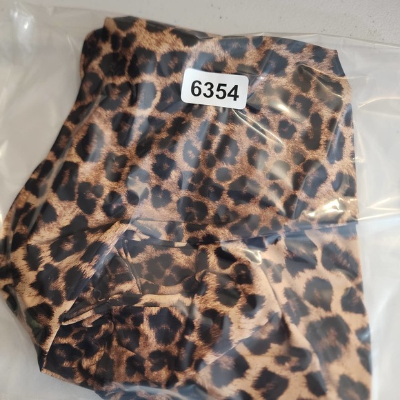 GOOD AMERICAN Waist Cincher Swim Bottoms Leopard Plus Size 4XL NWT - Picture 6 of 6